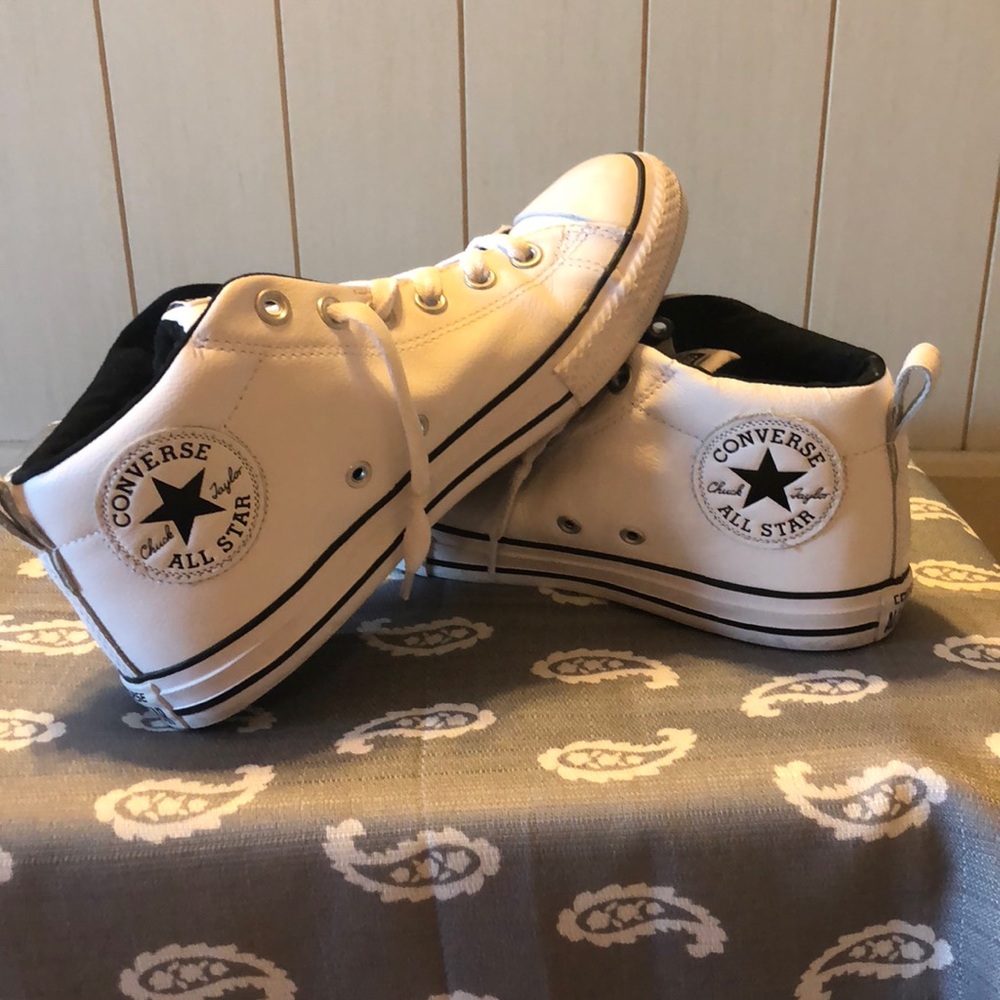 Faux leather Converse